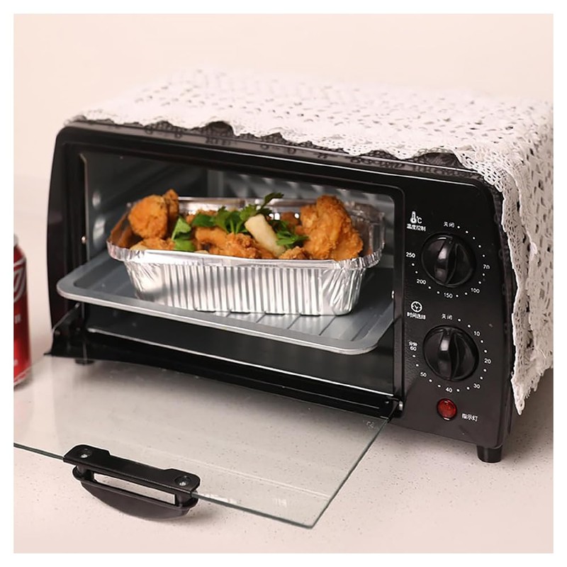 50Pcs Foil Tray Aluminium Foil Baking Trays Foil Take Out