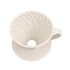 ZEBERBO Pour Over Coffee Maker, Single Cup Ceramic Coffee Dripper,