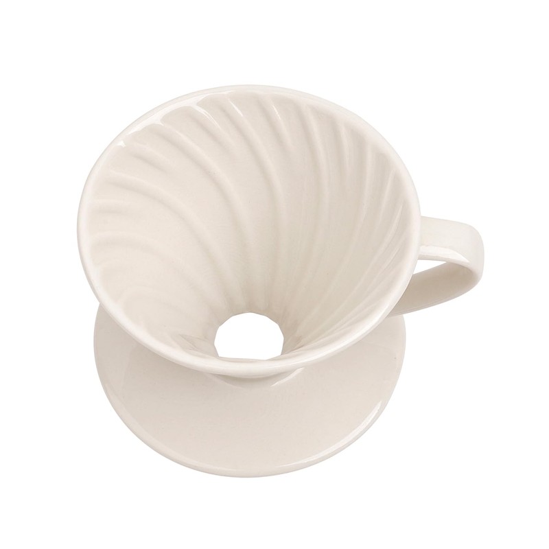 ZEBERBO Pour Over Coffee Maker, Single Cup Ceramic Coffee Dripper,