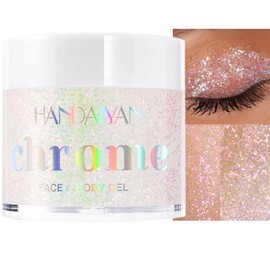 Glitter Face for Body and Hair Holographic Body Glitter Gel Long Lasting Festival Glitter Carnival Body Glitter Music Festivals Make-Up
