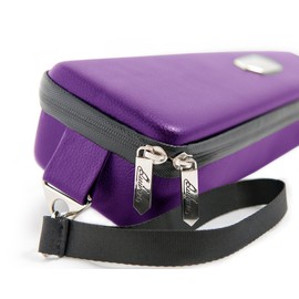 Quiver Time Purple Quiver Collector Card Carrying Case ~ Card/Deck Storage Case with Wrist and Shoulder Strap, Dividers & Separators, Corner Pads + 100 Apollo Card Sleeves ~ Deck Box Bag Compatible