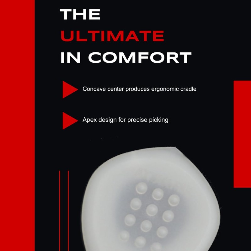 Acoustik Attak STEALTH XL Structured Guitar Pick - Large Beveled