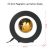 3.5 Inch Magnetic Levitation Floating Globe World Map Tellurion Anti