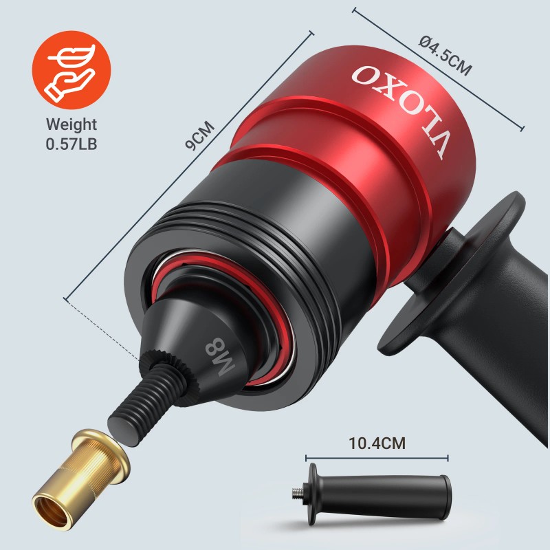 VLOXO Rivet Nut Blind Threaded Insert Nutsert for Sheet Metal