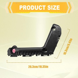 Icyhaws Front Bumper Brackets Front Bumper Cover Mount Support Bracket Compatible with T0y0ta Corolla 2017-2019 TO1043131C TO1042131 52115-02350 52116-02330