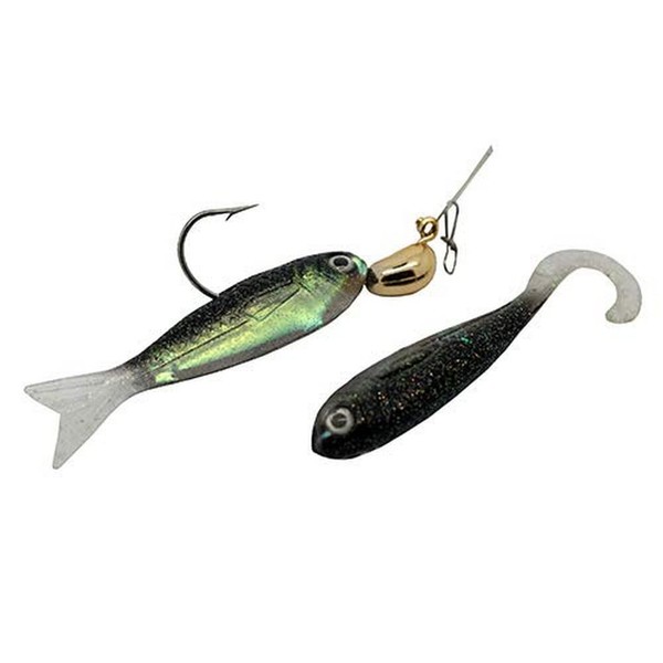 Z-Man Flashback Mini Chatterbait, Gold/Black, 1/16-Ounce