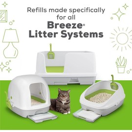 Breeze Cat Litter Pellets, 3.5 lb (4 packs) - Size: 56 Ounce (Pack of 4)