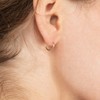 EPIRORA Silver Hoop Earrings- Cartilage Earring Endless Small Hoop Earrings