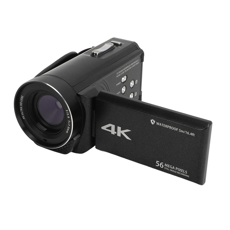 4K Video Camera Camcorder Intelligent Anti Shaking 56MP Vlogging Camera