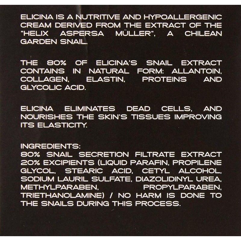 Elicina Crema de Caracol Snail Cream