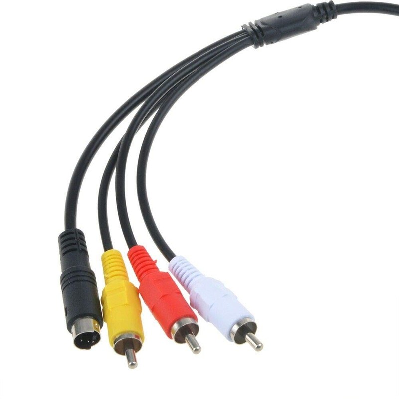 ANTOBLE 5ft AV A/V Audio Video RCA S-Video Cable Cord