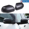 autotrim000 Matte Black Side Rearview Mirror Guard Cover Trim Set