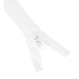 Mandala Crafts White 84 Inch Double Sided Zipper Reversible Zipper - #5 Plastic Separating Double Pull Zipper for Trampoline Tent Sleeping Bag Zipper Replacement