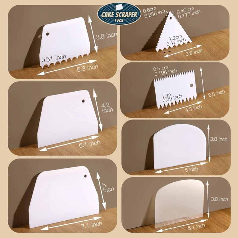 Kit Reposteria Espatula Alisador Pastel Decorar Herramientas