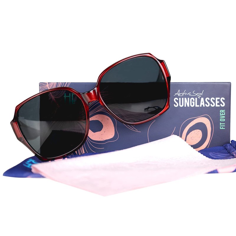 ActiveSol HERA Women's Over Sunglasses for Glasses Wearers UV400 Protection