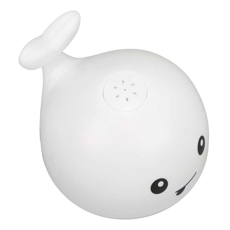 Whale Water Spray Toy White Induction Switch Floating Spraying Flashing
