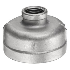 sourcing map Reducing Coupling 2" x 1/2" NPT Female Threaded 304 Stainless Steel Reducer Taper Cast Pipe Fitting Adopts for Water Oil Gas Tube