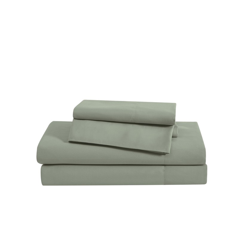 TRULY SOFT Everyday Green Queen Sheet Set