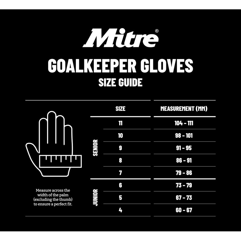 Mitre Magnetite Junior Goalkeeper Gloves | Be Football Match Ready