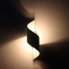 LED Wall Light Modern Waterproof Decorative Warm Light Innovative Spiral