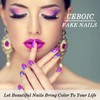 Ballarina Glossy Fake Nails Acrylic False Nails for Women and