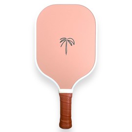 Rally Club Pickleball Paddles for Men Women | Carbon Fiber Polymer Honeycomb Composite Core | Lightweight Durable | Uniquely Designed Stylish Pickleball Set & Single Paddles (Palmer (Guava))