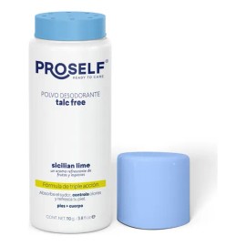 Polvo Desodorante Para Pies y Cuerpo - Libre De Talco - 110g - Controla el Mal Olor de tu Cuerpo - Manten tus pies secos y frescos -Antibacterial