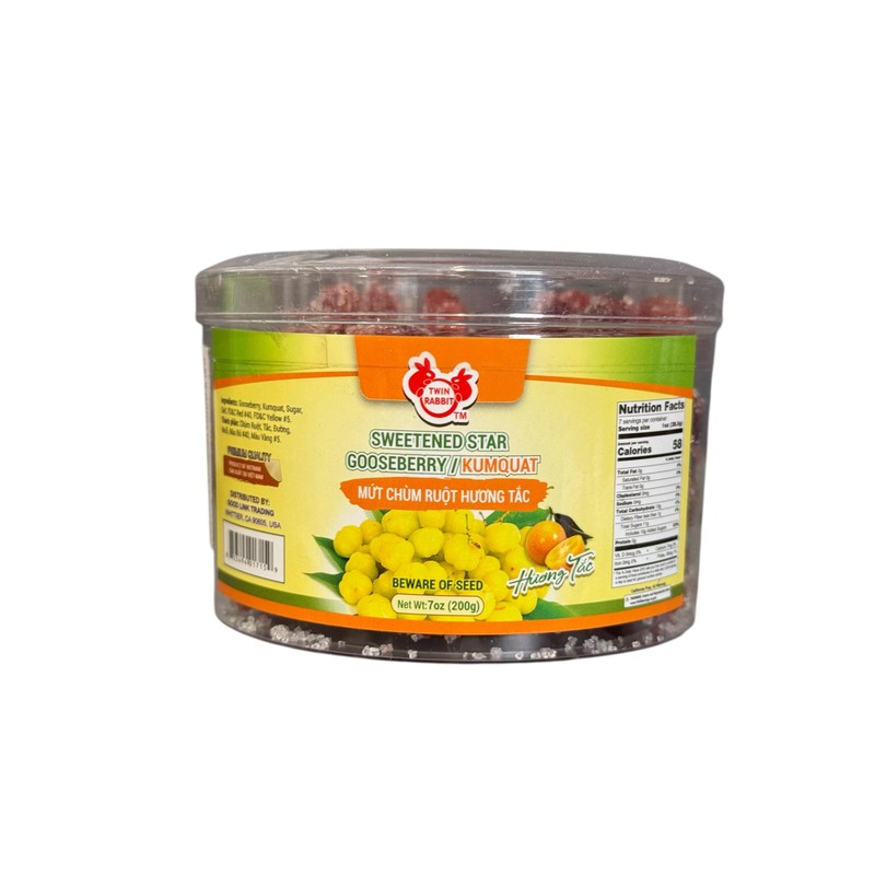 Dried Fruit Snack Group (2 PACKS, KUMQUAT GOOSEBERRY)