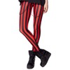 Sister Amy Girl Black/Red Contrast Color Digital Printted Ankle Elastic