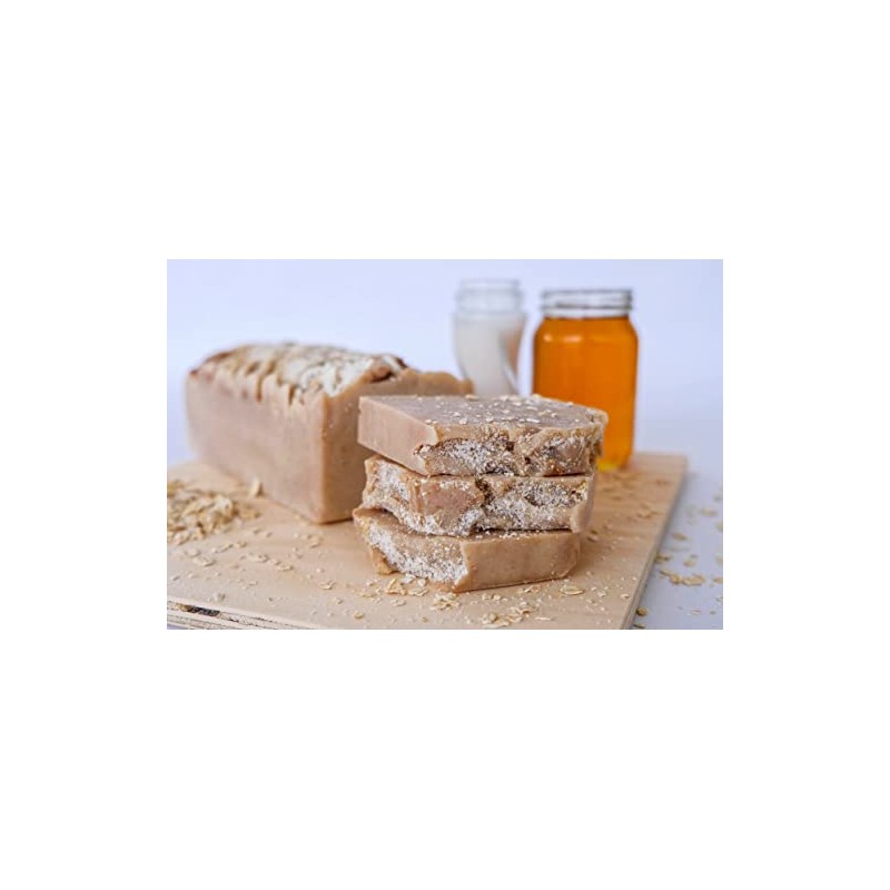 Jabones Artesanales Avena Leche y Miel Handmade Oatmeal Milk Honey