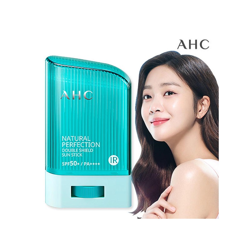 AHC 2025년 최신제조 AHC 내추럴 퍼펙션 더블쉴드 선스틱 22g 2개