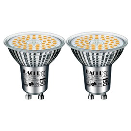 EACLL EACLL GU10 LED Warmweiss 10W Ersetzt 140W Halogen Leuchtmittel, 2er-Pack. 1050 Lumen 3000K Birnen, AC 230V Flimmerfrei Strahler, Abstrahlwinkel 120 Grad Spot, Nicht Dimmbar Reflektorlampen