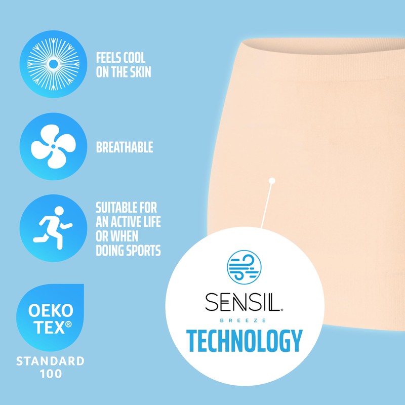 StomaSafe Cool Ostomy Support Belt (S/M) | Light Compression Garment