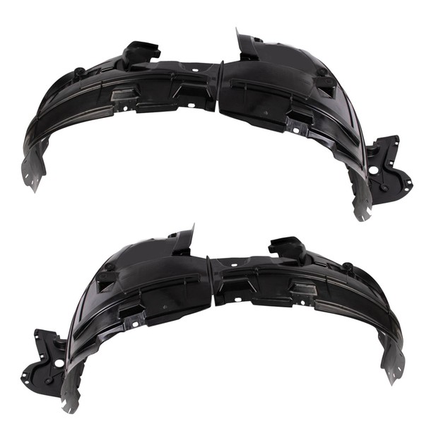 TRQ TRQ Front Inner Fender Liner Set Compatible with 2017-2018