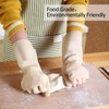 BOOMJOY 3 Pairs Cleaning Gloves, Nitrile Rubber Kitchen Gloves Heavy