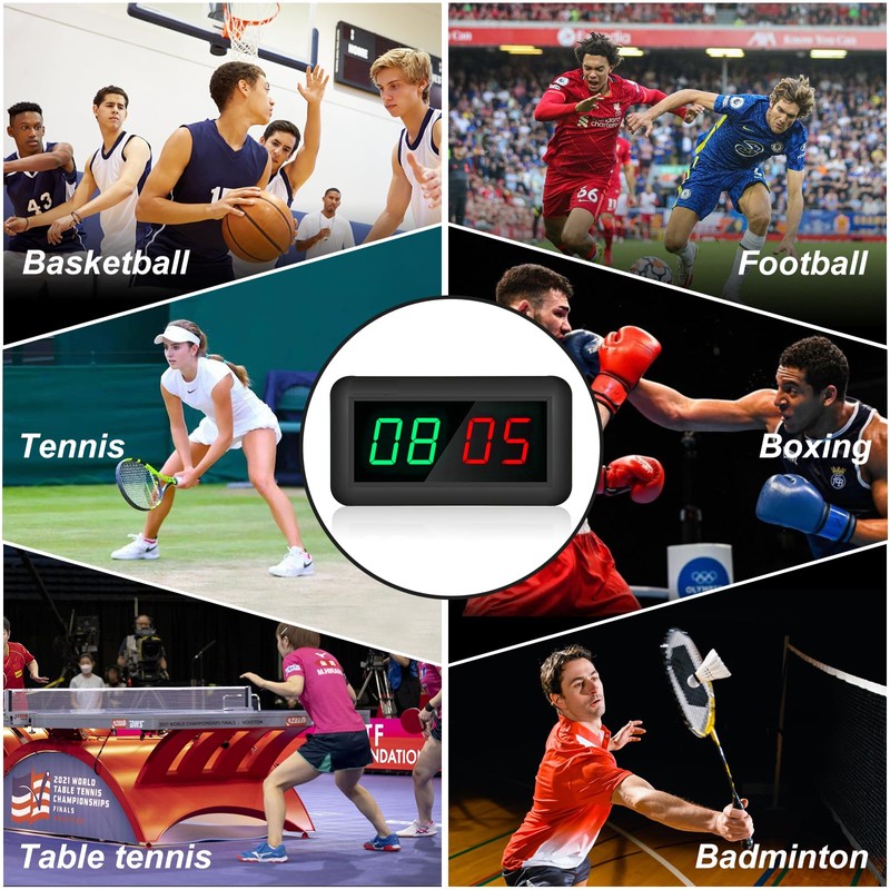 Jhering Electronic Scoreboards with Remote, Portable Score Keeper, Digital Scoreboard