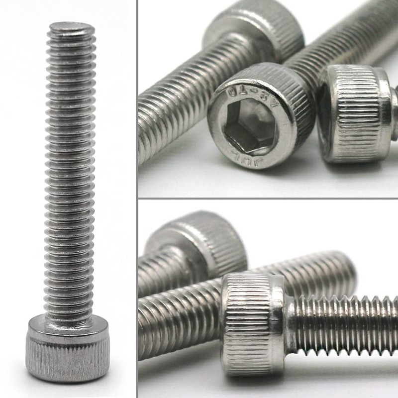 Generic 1280pcs M3 Screws Metric Stainless Steel 304 Hex Socket