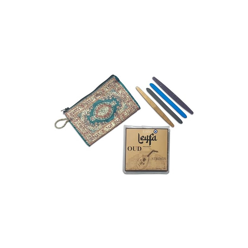 LEYFA Oud Strings 11 String Oud Pick Risha Set Turkish