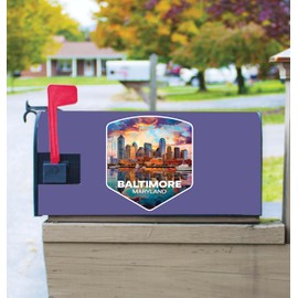 Baltimore Maryland Design A Souvenir Magnetic Mailbox Cover