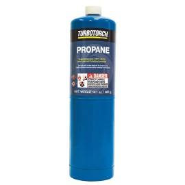 TurboTorch 14.1 Oz Propane Non-Refillable Gas Cylinder for Hand Torch