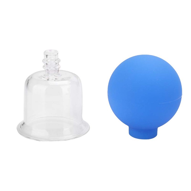 4pcs / box Vacuum Cupping Cups Set Silicone Glass Body