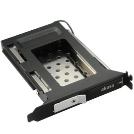 Akasa Lokstor M23 | HDD Moble Rack | Supports 2.5” HDD/SSD | Fits in PCI Slot | Security Lock | Tool-Free | AK-IEN-04
