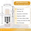 ZSSXOLED Microwave Oven Light Bulb E17 Base 3W 125V E17