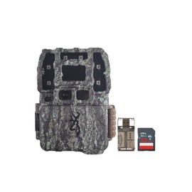 Browning Trail Cameras Strike Force Pro DCL Nano 26MP Trail Camera with Dual Camera Lens Technology Bundle with 32GB Ultra SDHC UHS-I Memory Card and High Speed Card Reader (3 Items)