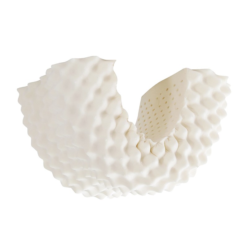 Latex Sleeping Pillow Cervical Protection 35cmx55cm Wolf Tooth Model Latex