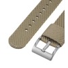 HARFINGTON Khaki Nylon Watch Band 18mm Width Premium Nylon Strap,
