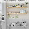 6 Pack Floating Shelf Bracket 10 Inch, Heavy Duty Hidden