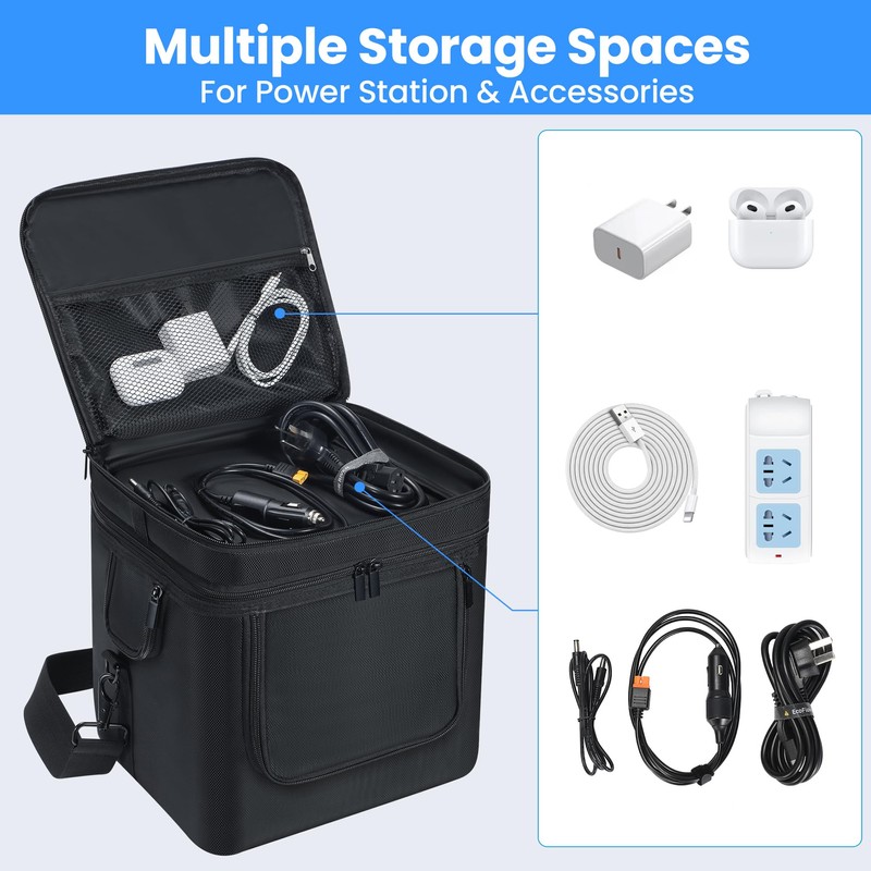 Undomip Carrying Bag Compatible with ECOFLOW River 2 Pro, Power