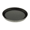 Riess 0868-022 Classic-Baking Pans Flan-Form Round, Diameter-30 cm Black