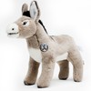 Donkey Cuddly Toy Grey Standing Plush Toy 24 cm Long